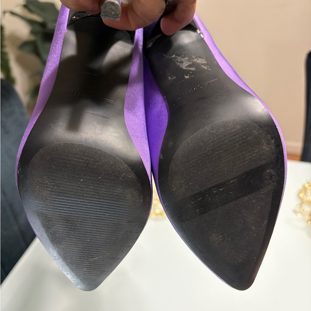 Ring Purple Ankle Boots - Picture 6 of 10